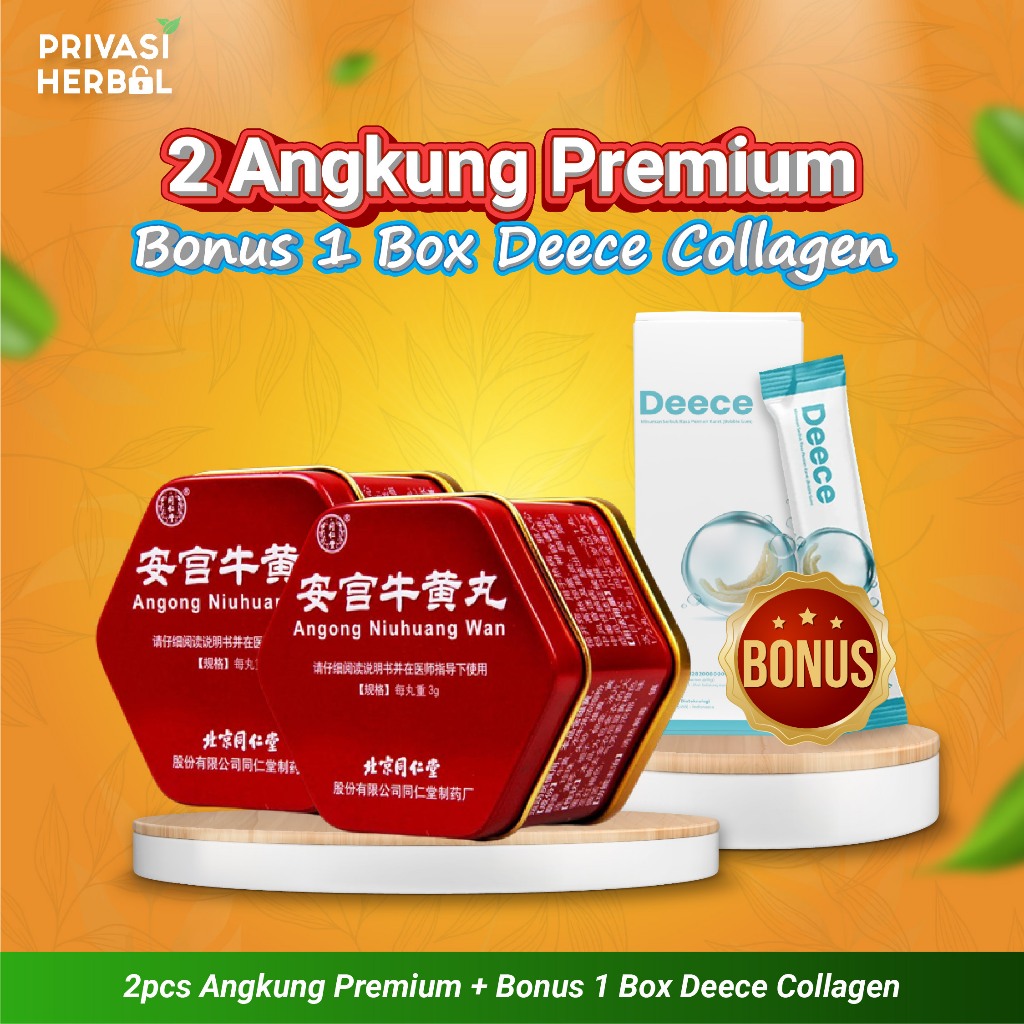 COD TERLARIS ANGKUNG PREMIUM ORIGINAL CINA Obat Stroke Herbal Cina Angong Niuhuang Wan Angkung  Obat