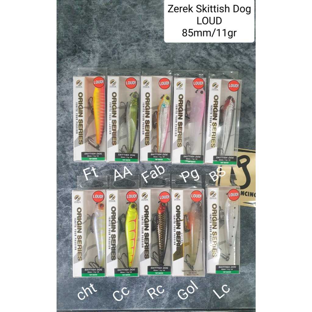 Umpan Lure WTD Zerek Skittish Dog Loud 85mm