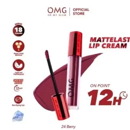 OMG Lipstik Mattelast Lip Cream