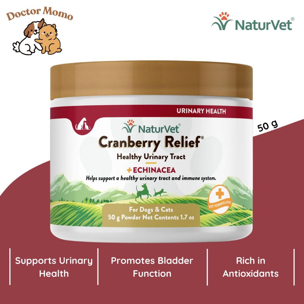 Suplemen Saluran Kemih Anjing dan Kucing Cranberry Relief Plus Echinacea