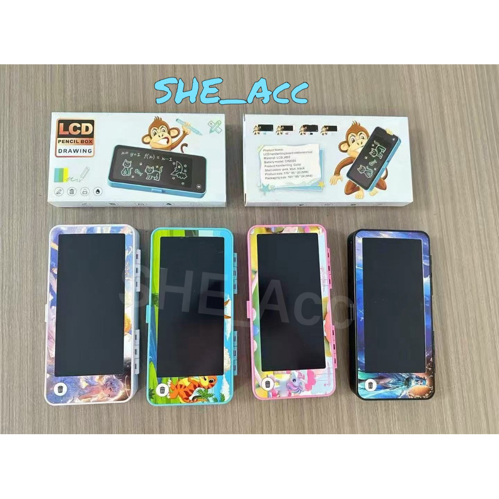 

Kotak Pensil Gambar 2in1 / LCD Gambar Kotak Pensil / Drawing box gambar