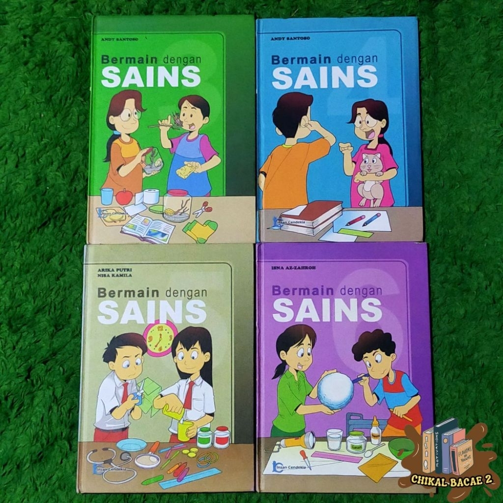 ORIGINAL BUKU ENSIKLOPEDIA PENGETAHUAN BERMAIN SAINS DENGAN SAINS JILID 3 4 5 6