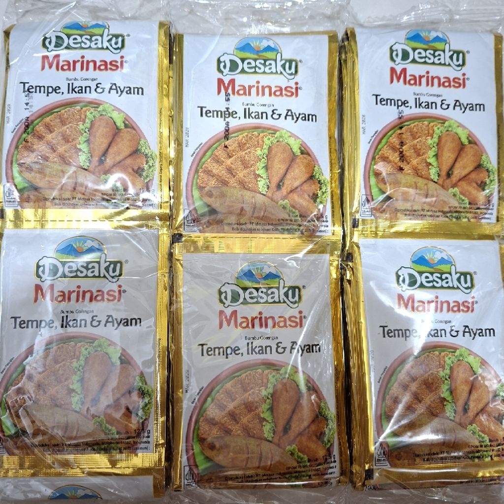

Desaku Bumbu Marinasi Sachet (1 renteng isi 12 sachet)