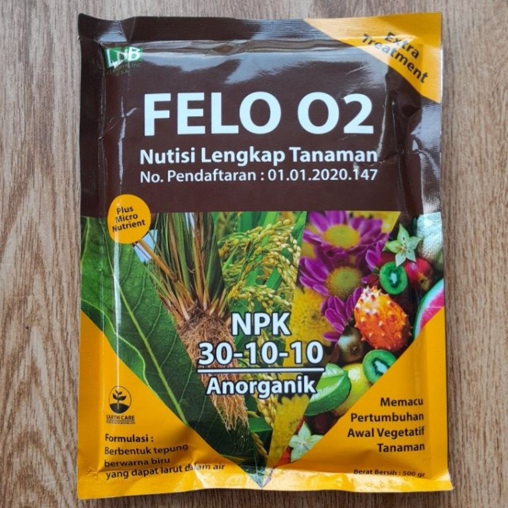 Felo RG02 30-10-10 Pupuk dan Nutrisi Tanaman 500 gr