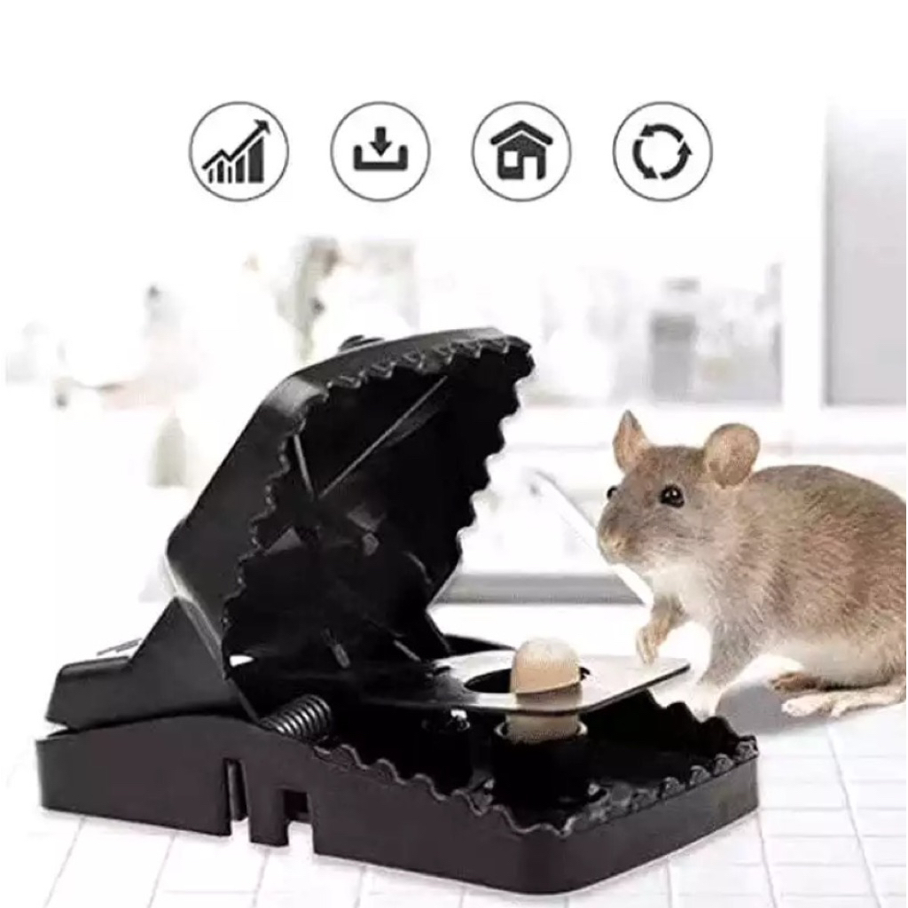RD Perangkap Tikus Jebakan Tikus Ampuh Mouse Trap Besi Besar Jepit Jepretan Penangkap Tikus Otomatis
