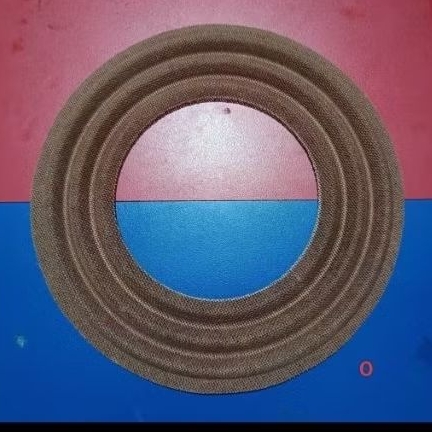 Dumper daun speaker coil 99 mm coklat keras P 300 lebar 18cm ( O )