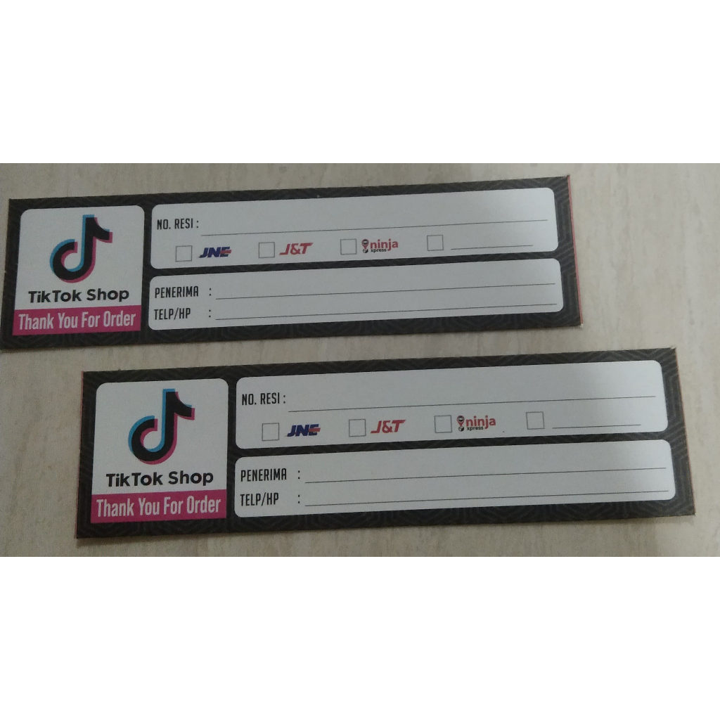 

Stiker Label Pengiriman Khusus Resi Motif 4 Ukuran 11x3cm Jual Perpcs