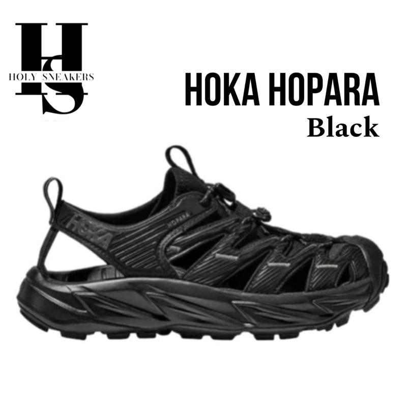 Sepatu Sandal Hoka One One Hopara - Black