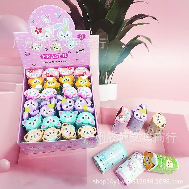 

PENGHAPUS MEKANIK KARAKTER KARTUN PEREMPUAN DAN LAKI LAKI LUCU PENHAPUS KARTUN