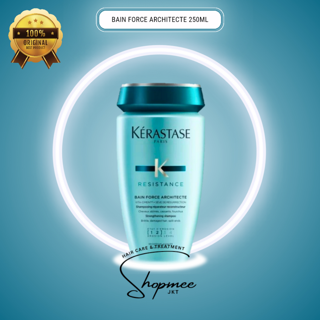 Kerastase Bain Force Architecte 250ml – Sampo Penguat untuk Rambut Rapuh dan Mudah Patah