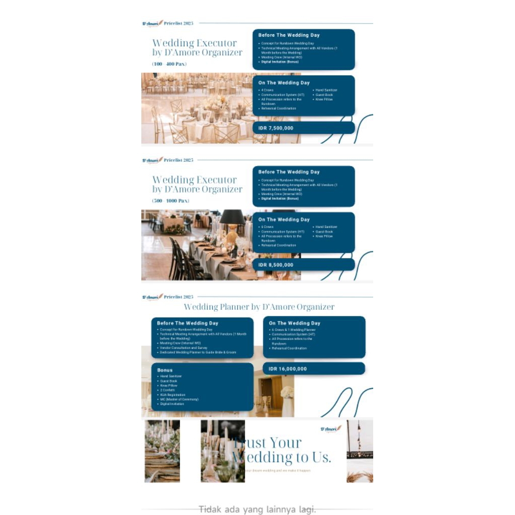 Jasa Event Wedding organizer