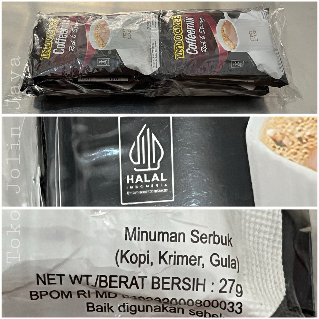 

1 bks isi 10 sachet Indocafe Coffeemix rich & strong / kopi susu instant