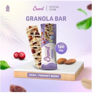 

BUMIL GRANOLA BAR Rasa Coklat Yoghurt Berry 1x Pcs Snack Ibu Hamil