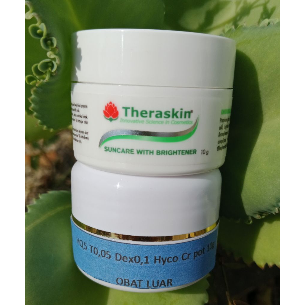 siang malam Glowing theraskin