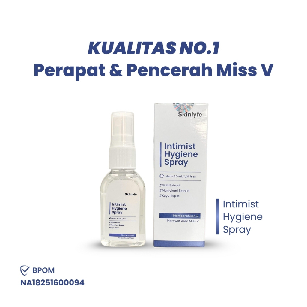 Skinlyfe Perawatan Miss V Obat Keputihan Spray Miss V  Pewangi Miss V Feminime Spray