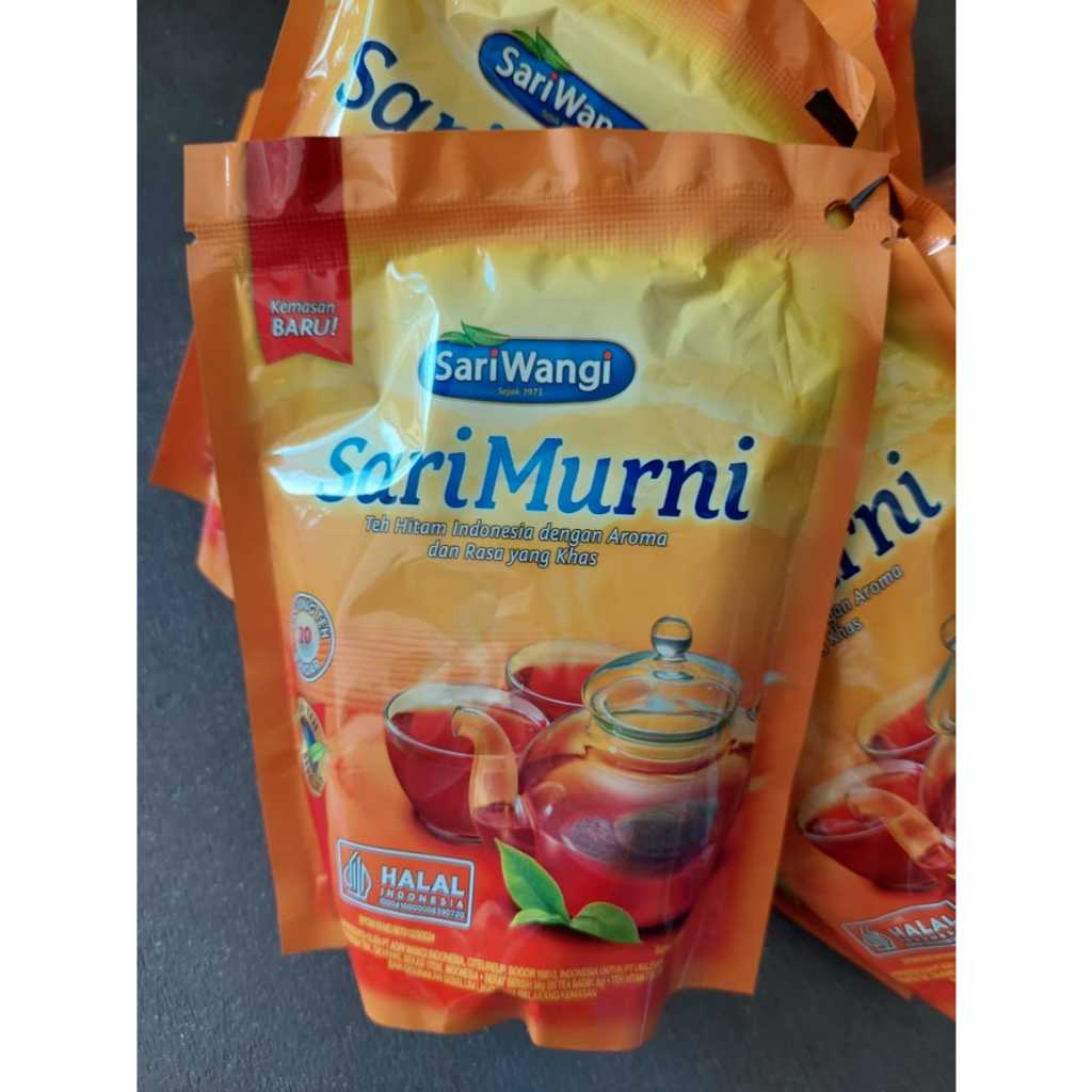 

Sari Wangi Teh Sari Murni Kemasan Pouch (Kantong Teh 20 Bundar)