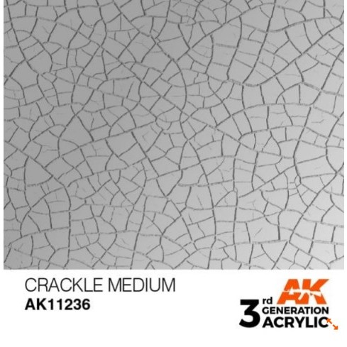 CRACKLE MEDIUM AK11236 - cat model kit paint