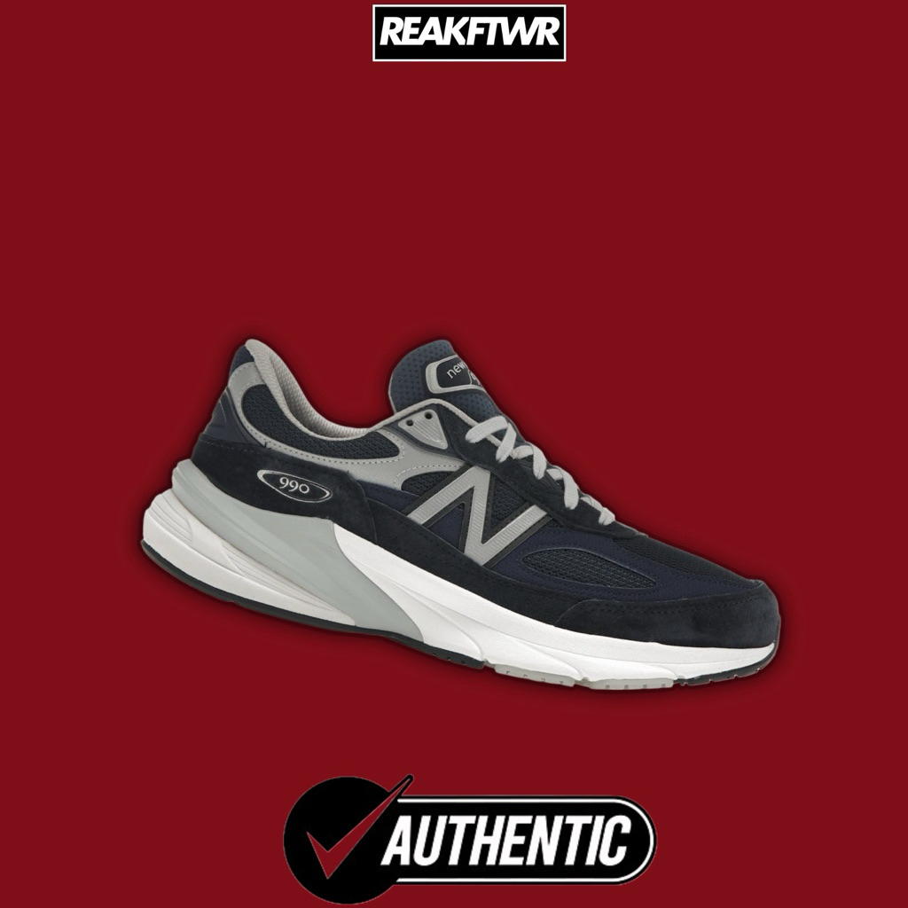 New Balance 990v6 MiUSA Navy White 100% Authentic [M990NV6]