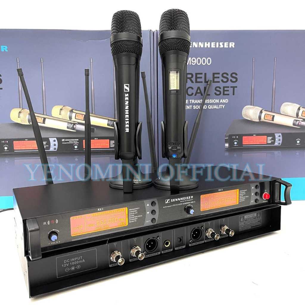 Mic Wireless Sennheiser SKM 9000 Black 2bh Mic Wireless Skm9000 Hitam skm9000 ( Bisa COD )