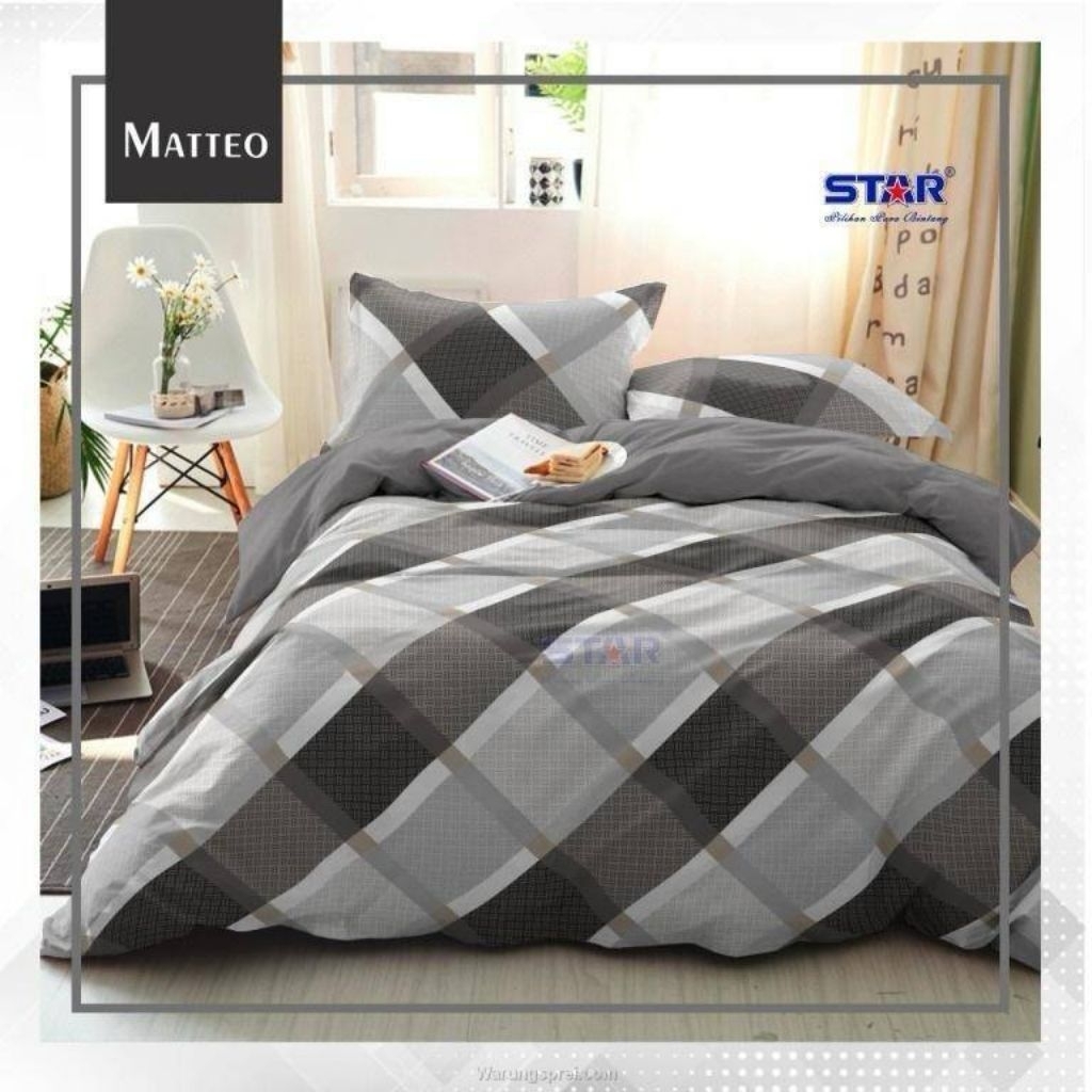 SPREI KATUN CVC STAR - ISTANA SPREI DEPOK -SPREI HOMEMADE - SPREI KATUN