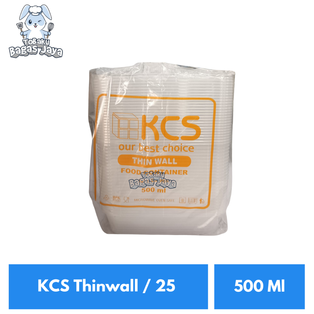 KCS Thinwall 500 Ml Isi 25 Pcs