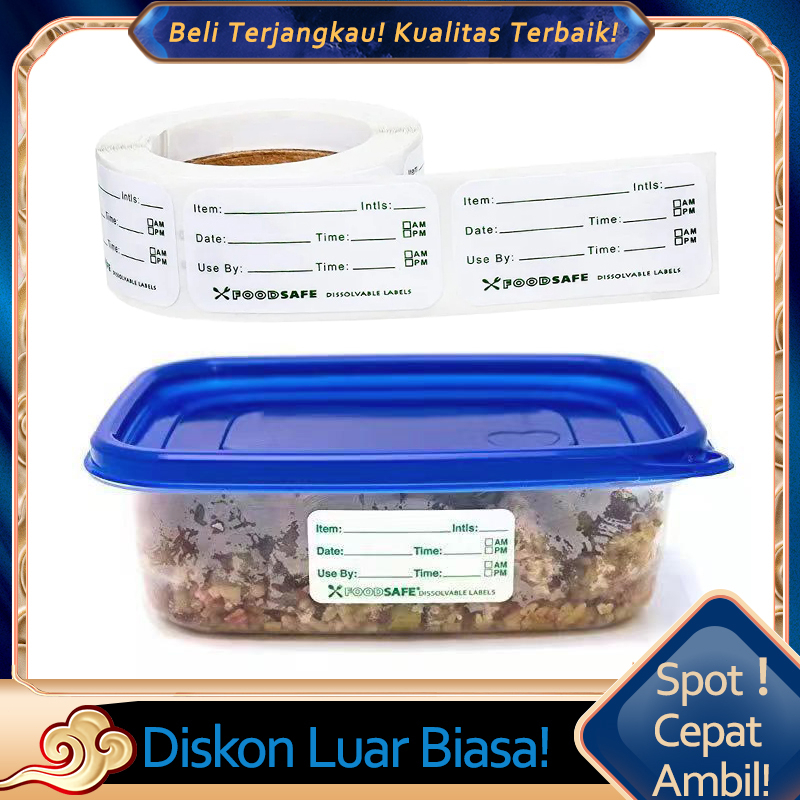 

300pcs Stiker Tanggal Kadaluwarsa Label Penyimpanan Makanan Food Perlengkapan Dapur