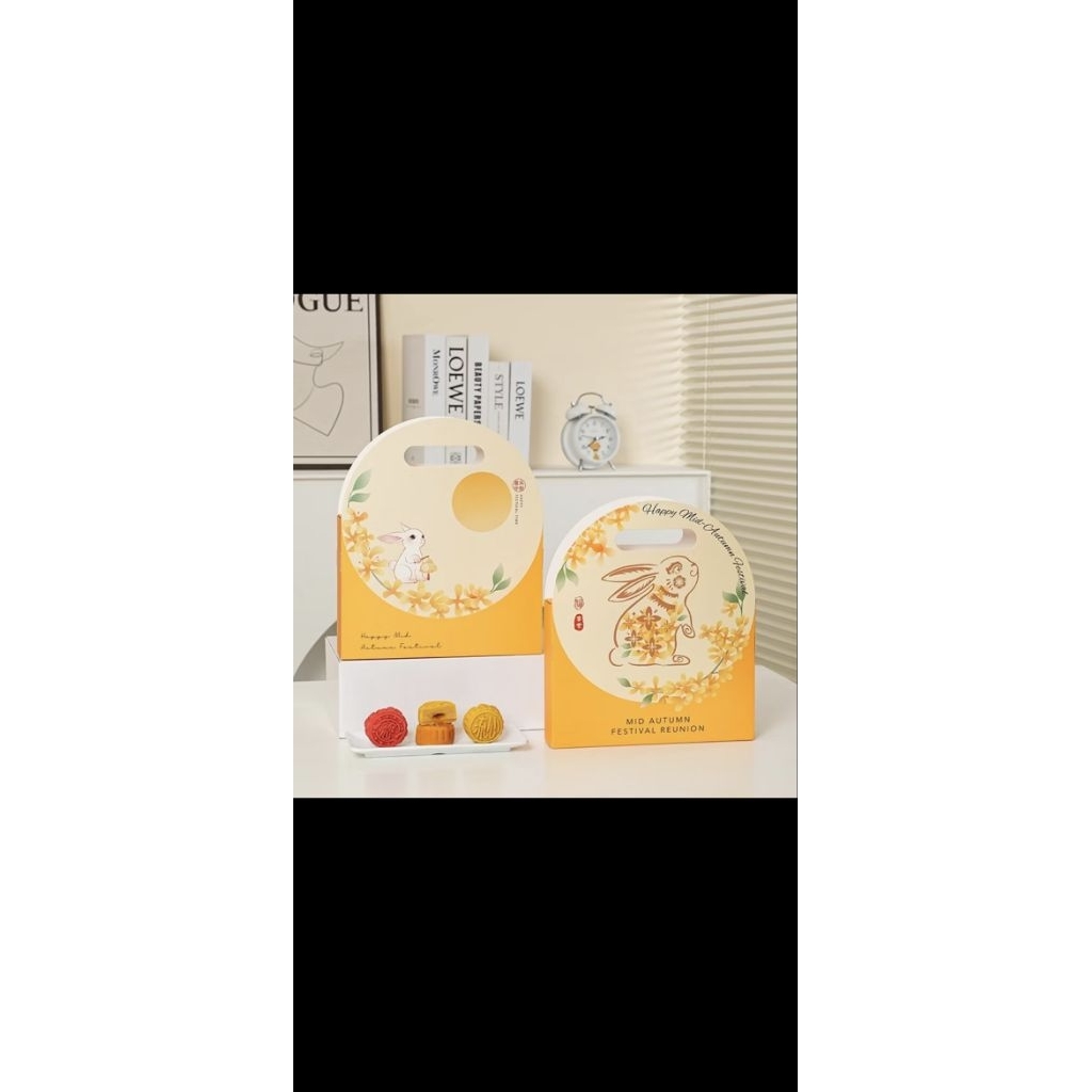 

(5 sets) kotak Mooncake 50 gr set bunny box mooncake