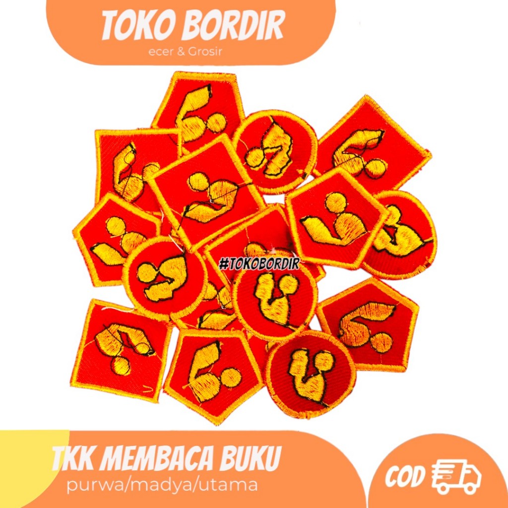 Tkk membaca buku penegak bordir