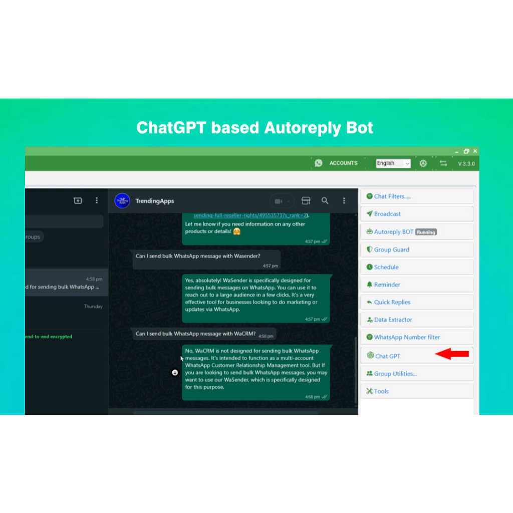 WACRM WHATSAPP CRM ORIGNAL , AUTO REPLY DENGAN CHAT GPT OPEN AI (API)  TERLARIS