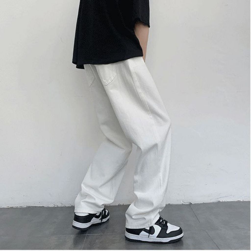 Celana Jeans Baggy Pants Loose Pria