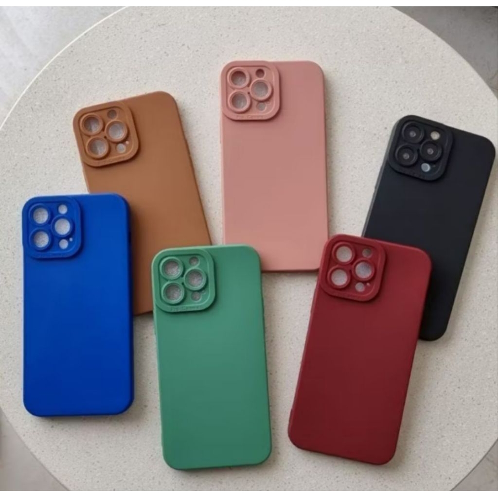 Case Pro Camera Polos Warna OPPO A15 A16 A37 F1S A5 2020