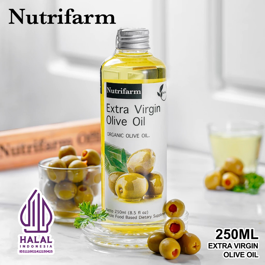 

EXTRA VIRGIN OLIVE OIL 250ML HALAL UNTUK MASAK MPASI HERBORIST COLLAGEN RAMBUT BERTOLLI/ MINYAK ZAITUN HERBORIST UNTUK DIMINUM UNTUK KULIT/ MINYAK ZAITUN ASLI/ MINYAK ZAITUN VIRGIN OLIVE OIL 100%/ MINYAK ZAITUN MUSTIKA RATU UNTUK PIJAT WAJAH