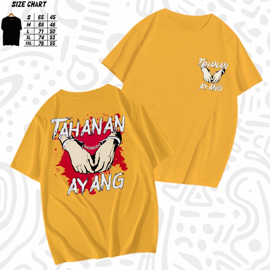 Baju kaos pria wanita cotton combed 24s Digital Printing Baju Kaos Distro "TAHANAN AYANG"