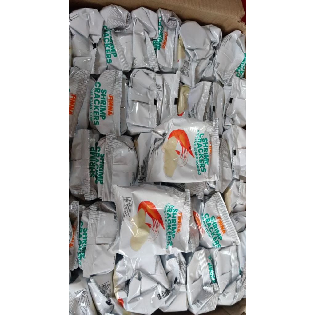 

krupuk udang finna kemasan 10gr