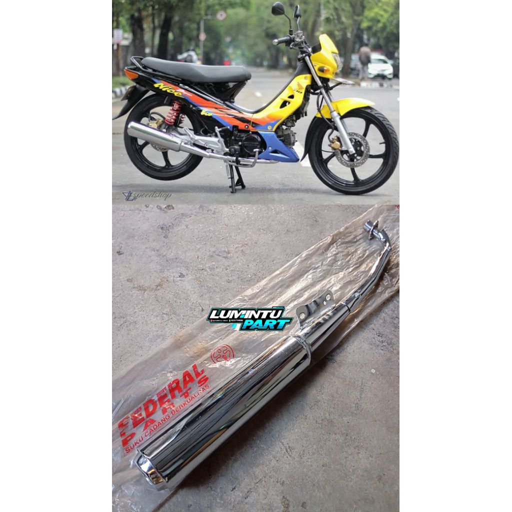 Knalpot muffler Honda Nice federal knalpot Honda Nice federal