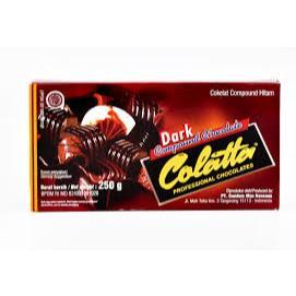 

COLATTA DARK CHOCOLATE COMPOUND DCC COKLAT LELEH BLOK 250 gr