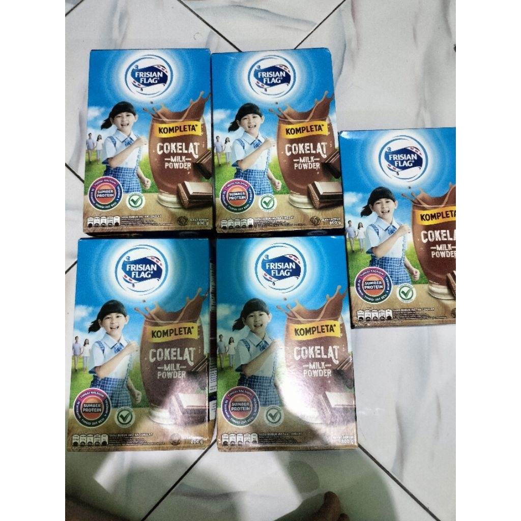 

susu bubuk Frisian flag coklat 800g