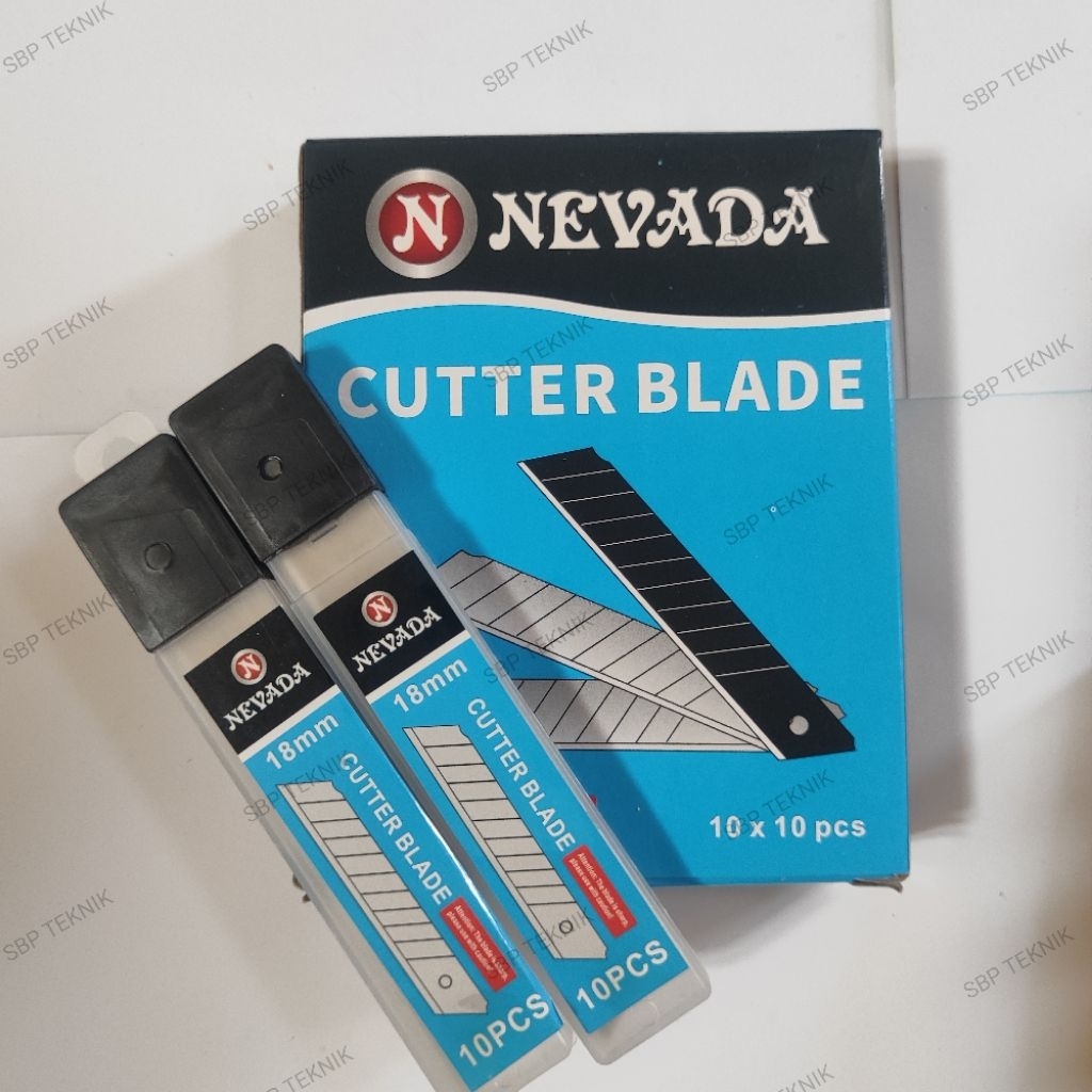 

1box isi 10tube Isi Cutter Nevada / Refill Cutter Besar Spare Blades