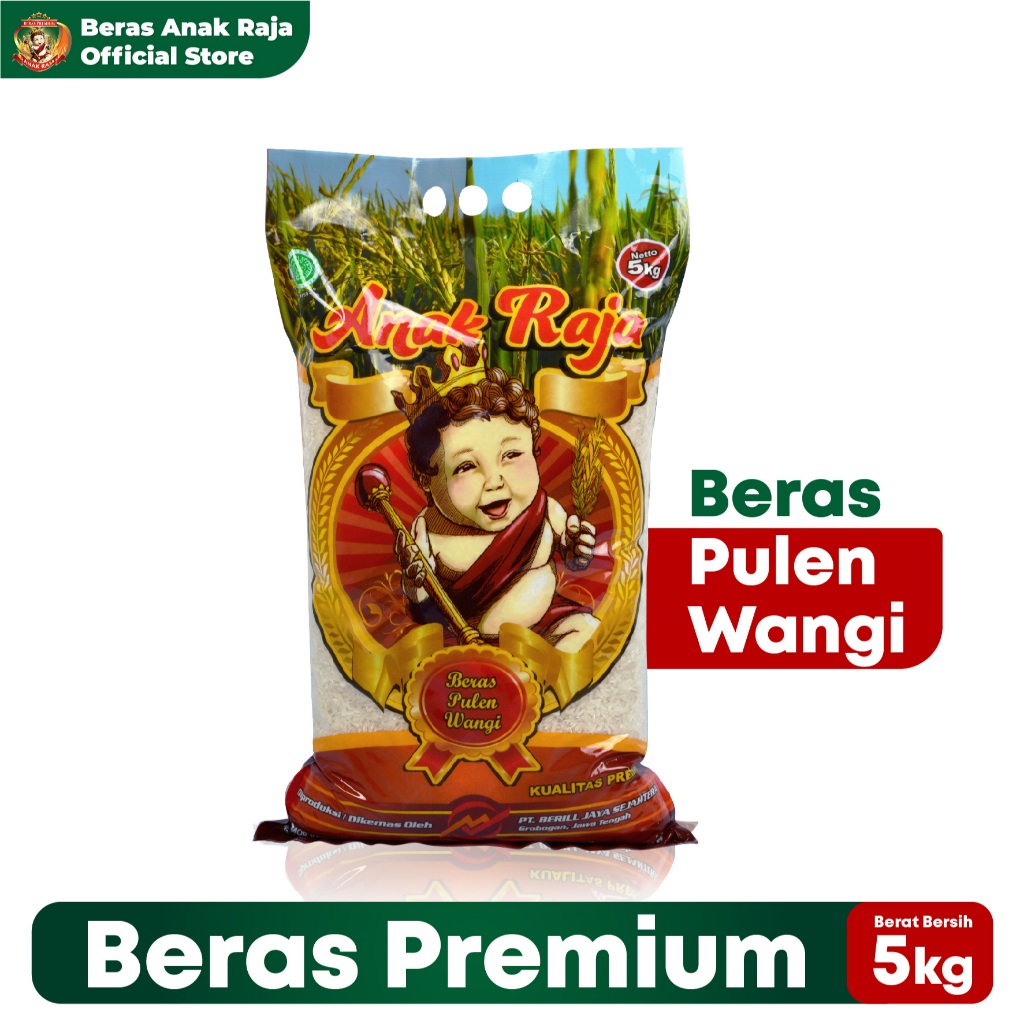 

Beras Anak Raja Premium Pulen Wangi 5 kg