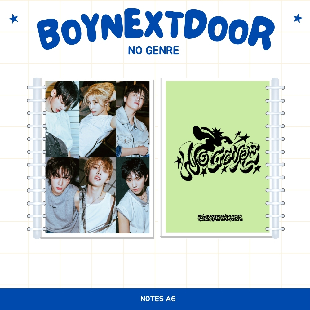 

A6 NOTES BOY NEXT DOOR NO GENRE BUKU NOTE NOTEBOOK KPOP UNOFFICIAL JAEHYUN SUNGHO LEEHAN WOONHAK