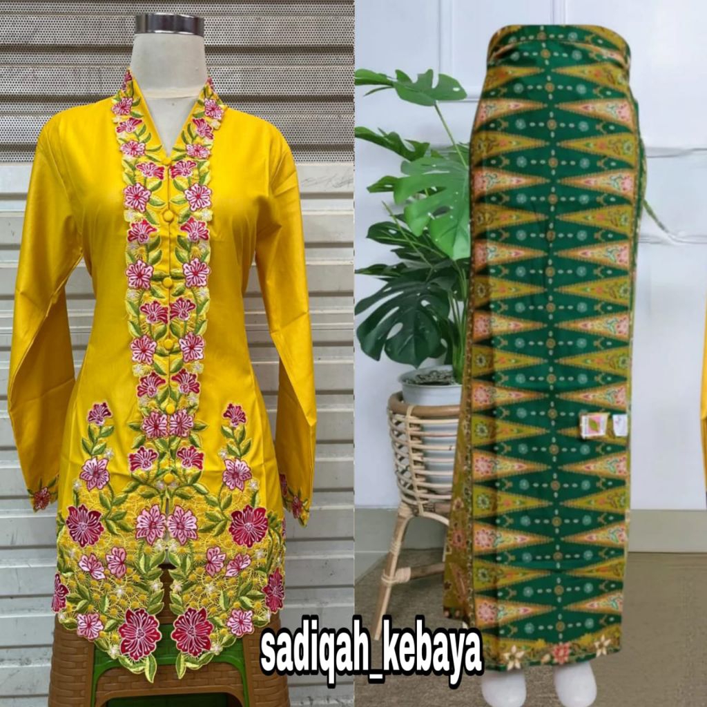 set encim bordir modern // stelan kebaya encim terbaru // kebaya encim pesta