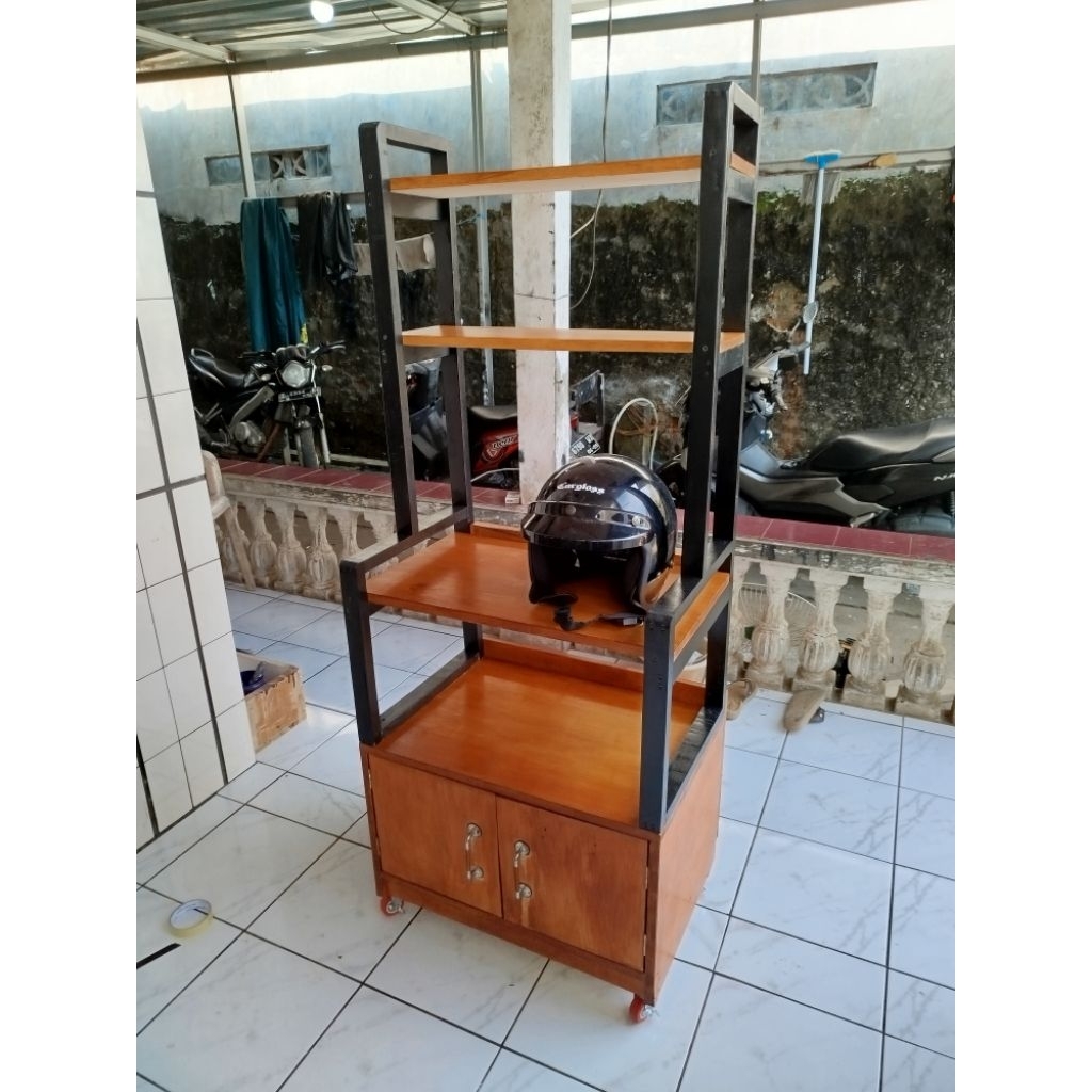 RAK DAPUR RAK SUSUN SERBAGUNA RAK OVEN MAGICOM DAN MICROWAVE