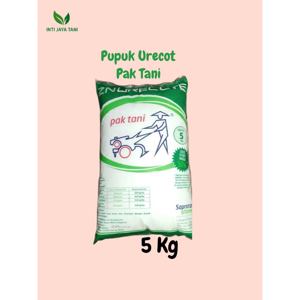 PUPUK URECOTE PAK TANI KEMASAN PABRIK 5 KG - UREA ARGON