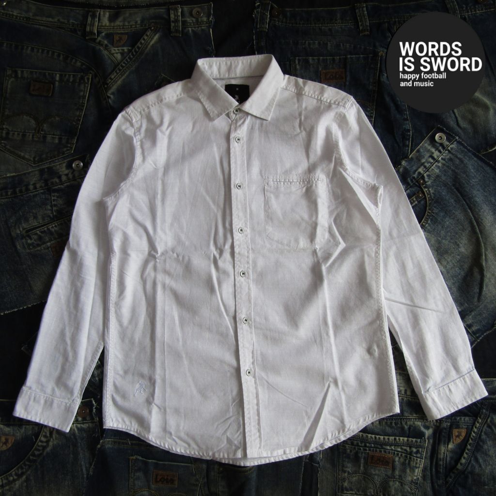 LOIS JEANS KEMEJA PUTIH SLIM FIT - KLL522 -