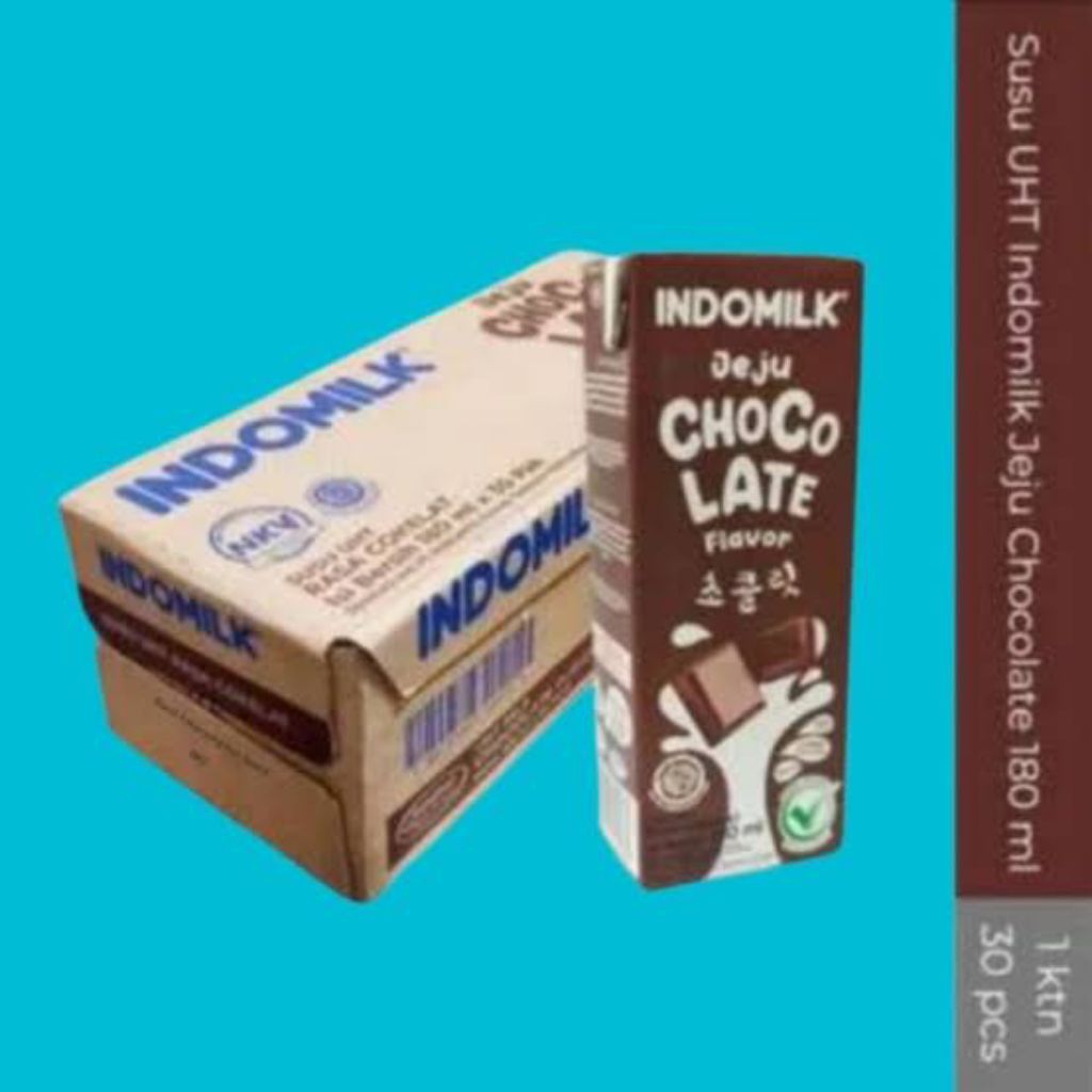 

INDOMILK SEOUL UHT RASA CHOCOLATE 1 DUS 30 PCS