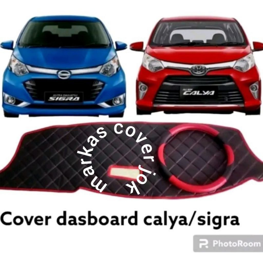 alas dasboard mobil clya sigra+bungkus stir / lapis dasbor mobil calya / pelindung dasboard mobil si