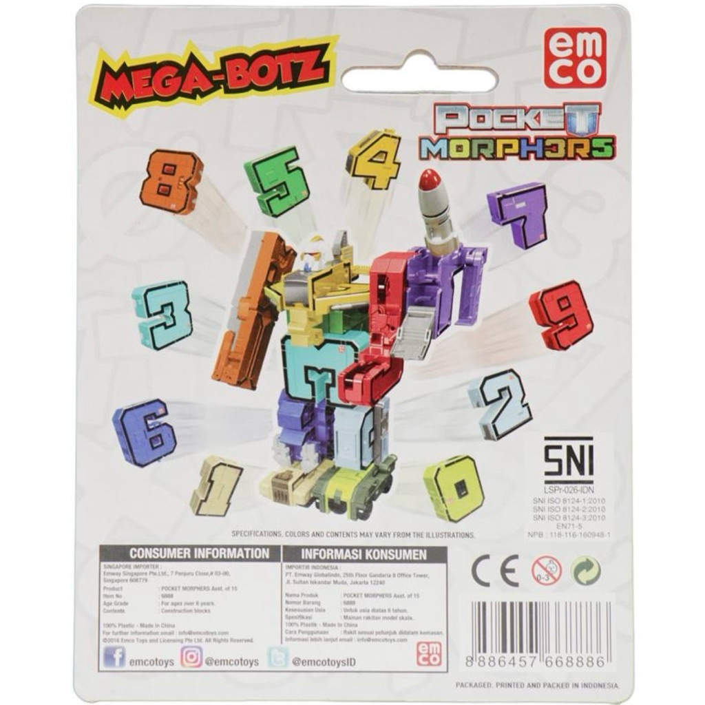 Emco Pocket Morphers Mainan Anak