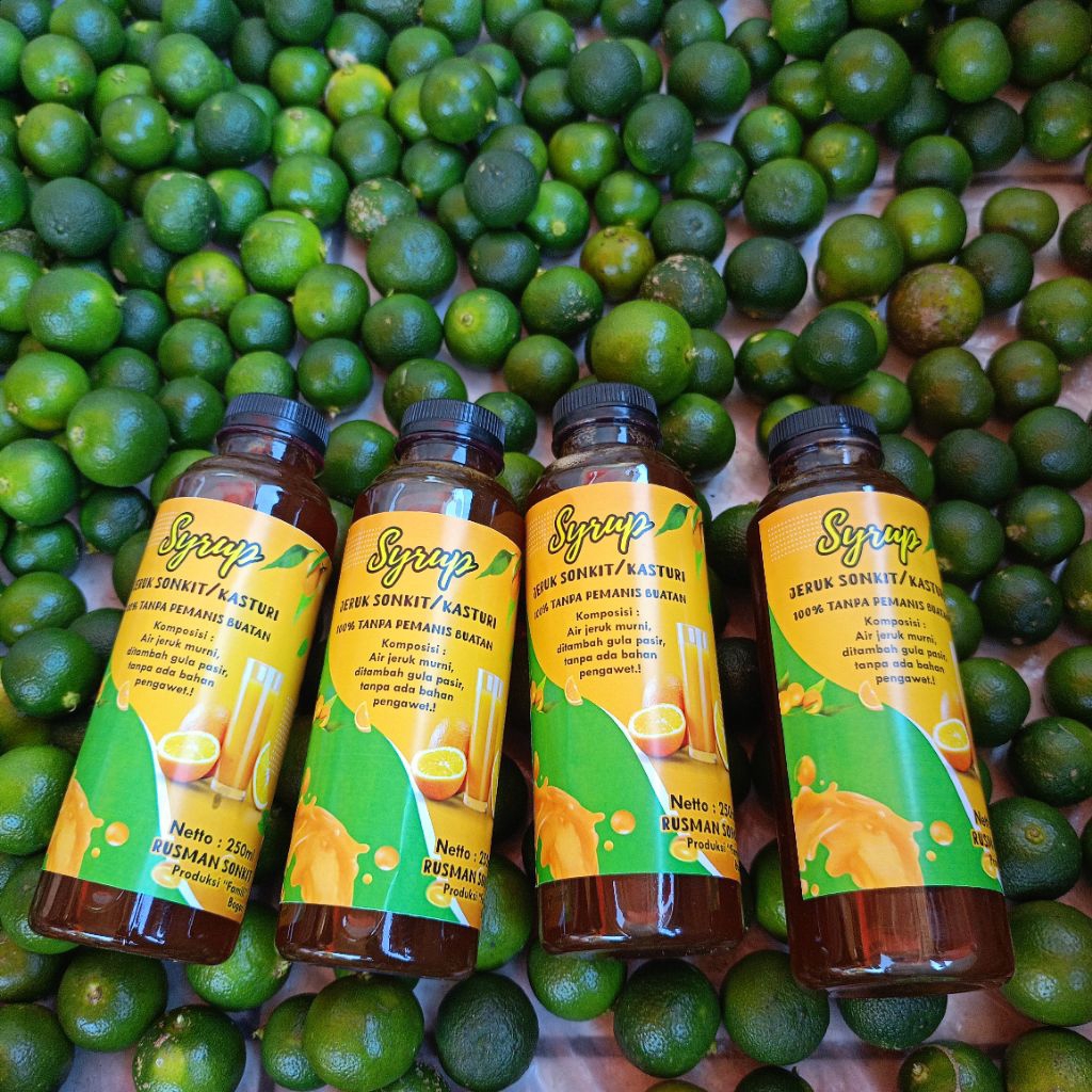 

100% SYRUP JERUK SONKIT DITAMBAH GULA PASIR, TANPA BAHAN PENGAWET.!