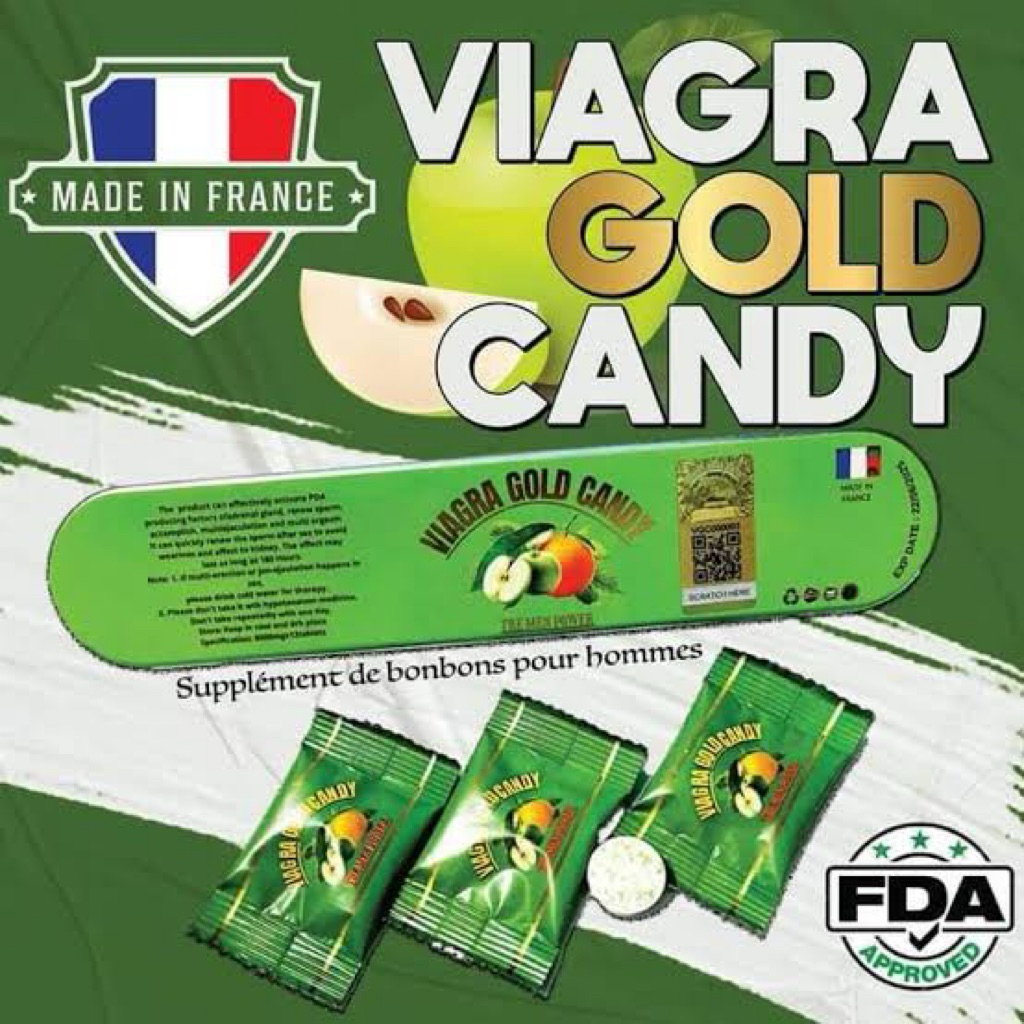 VIAGRA CANDY GOLD ASLI ORIGINAL ISI 12 SACHET PERMEN VIAGRA MENAMBAH STAMINA PRIA OBAT HERBAL VITALI