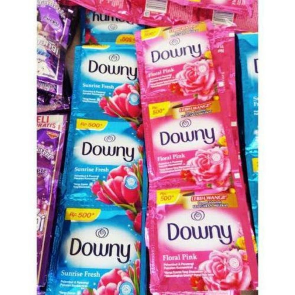 DOWNY SACHET CAIR 500 RENCENG ISI 12 | PELEMBUT & PEWANGI | PEWANGI DOWNI